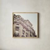 Paris Moments II Neutral by Laura Marshall. Shown in a natural wood glass frame for a timeless modern aesthetic. Available as an archival giclee rolled canvas, fine art paper, or poster print. SKU 72142a.