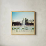 Paris Moments V by Laura Marshall. Shown in a natural wood glass frame for a timeless modern aesthetic. Available as an archival giclee rolled canvas, fine art paper, or poster print. SKU 25893a.