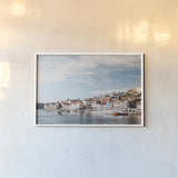 Porto III by Laura Marshall. shown as a paper print in a white frame. Available as a archival giclee rolled canvas, fine art paper, or poster print. SKU 81310i.