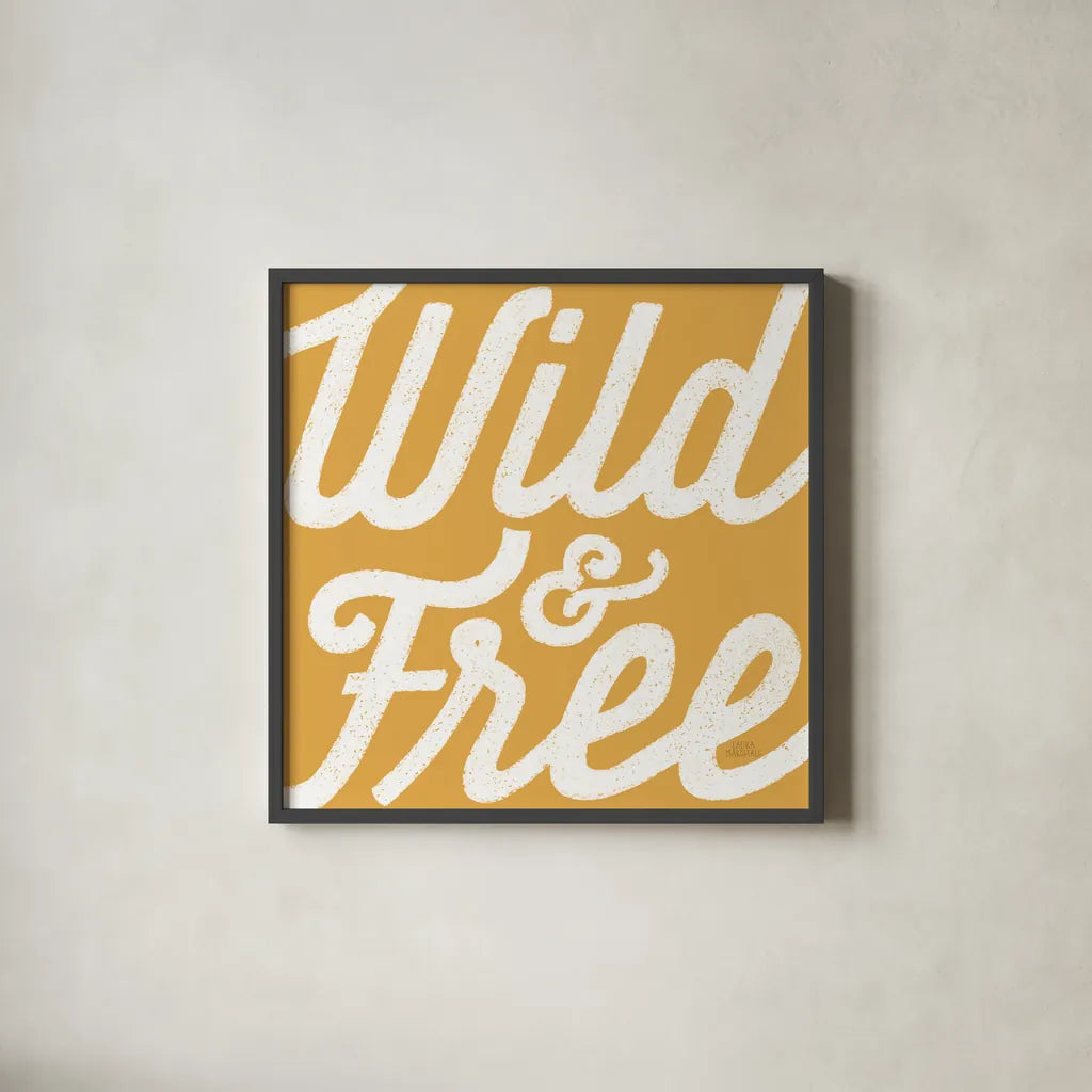 Positivity II by Laura Marshall. Shown in a sleek black glass frame for a contemporary gallery look. Available as an archival giclee rolled canvas, fine art paper, or poster print. SKU 50779a.