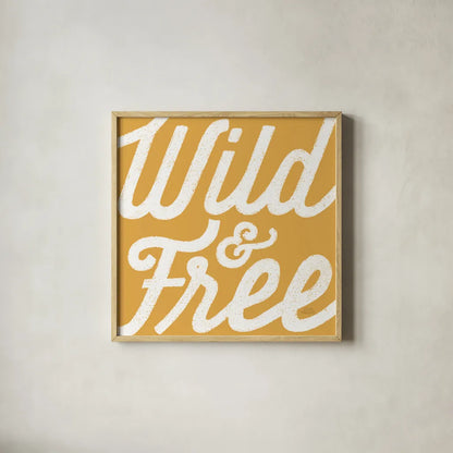 Positivity II by Laura Marshall. Shown in a natural wood glass frame for a timeless modern aesthetic. Available as an archival giclee rolled canvas, fine art paper, or poster print. SKU 50779a.