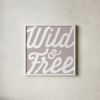 Positivity II Taupe by Laura Marshall. Shown in a crisp white glass frame for a clean and minimalist style. Available as an archival giclee rolled canvas, fine art paper, or poster print. SKU 63094a.