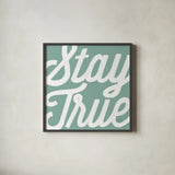 Positivity III by Laura Marshall. Shown in a sleek black glass frame for a contemporary gallery look. Available as an archival giclee rolled canvas, fine art paper, or poster print. SKU 50780a.