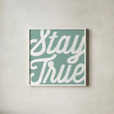 Positivity III by Laura Marshall. Shown in a crisp white glass frame for a clean and minimalist style. Available as an archival giclee rolled canvas, fine art paper, or poster print. SKU 50780a.