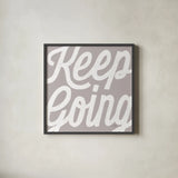 Positivity IV by Laura Marshall. Shown in a sleek black glass frame for a contemporary gallery look. Available as an archival giclee rolled canvas, fine art paper, or poster print. SKU 50781a.