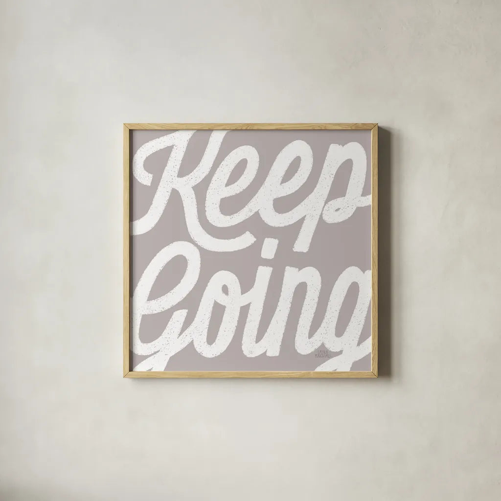 Positivity IV by Laura Marshall. Shown in a natural wood glass frame for a timeless modern aesthetic. Available as an archival giclee rolled canvas, fine art paper, or poster print. SKU 50781a.