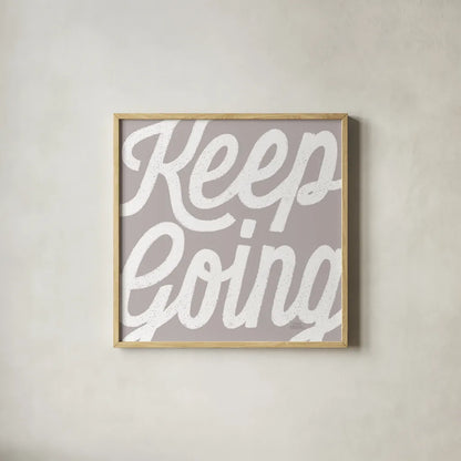 Positivity IV by Laura Marshall. Shown in a natural wood glass frame for a timeless modern aesthetic. Available as an archival giclee rolled canvas, fine art paper, or poster print. SKU 50781a.