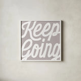Positivity IV by Laura Marshall. Shown in a crisp white glass frame for a clean and minimalist style. Available as an archival giclee rolled canvas, fine art paper, or poster print. SKU 50781a.