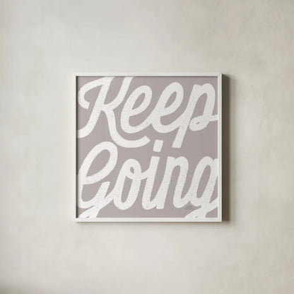 Positivity IV by Laura Marshall. Shown in a crisp white glass frame for a clean and minimalist style. Available as an archival giclee rolled canvas, fine art paper, or poster print. SKU 50781a.