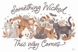 Pumpkins and Paws I by Laura Marshall. SKU 95559i. Archival Giclee Fine art print for wall decor.