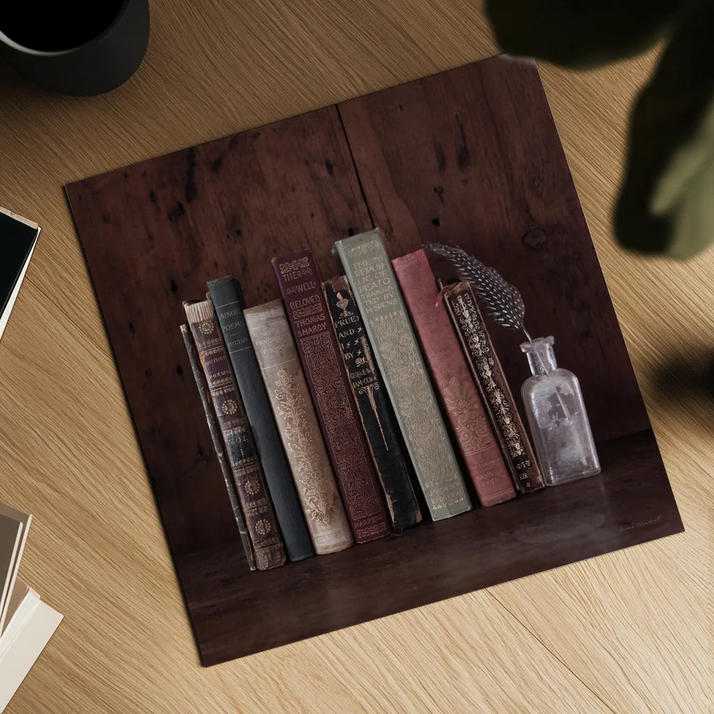 Quiet Study I by Laura Marshall. Shown as a detailed flat fine art print, highlighting archival giclee quality. Available as an archival giclee rolled canvas, fine art paper, or poster print. SKU 99038a.