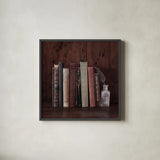 Quiet Study I by Laura Marshall. Shown in a sleek black glass frame for a contemporary gallery look. Available as an archival giclee rolled canvas, fine art paper, or poster print. SKU 99038a.