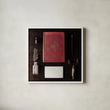Quiet Study III by Laura Marshall. Shown in a crisp white glass frame for a clean and minimalist style. Available as an archival giclee rolled canvas, fine art paper, or poster print. SKU 99040a.