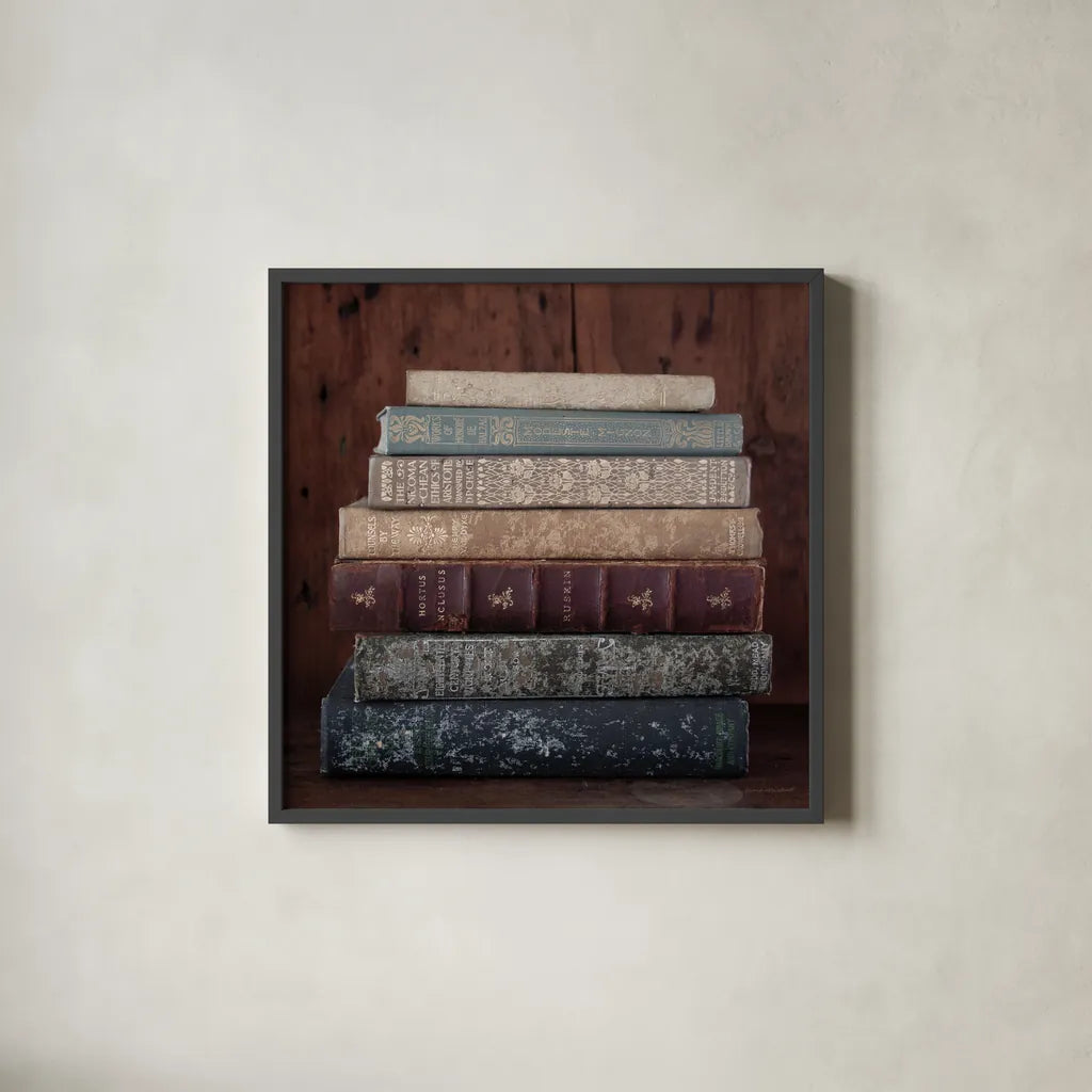 Quiet Study IV by Laura Marshall. Shown in a sleek black glass frame for a contemporary gallery look. Available as an archival giclee rolled canvas, fine art paper, or poster print. SKU 99041a.