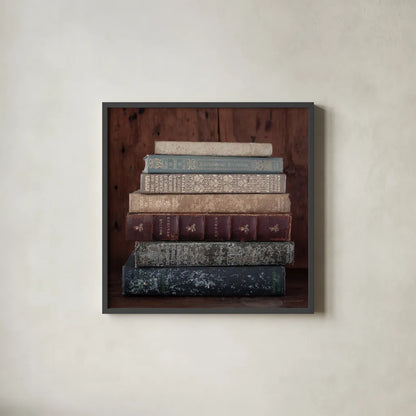 Quiet Study IV by Laura Marshall. Shown in a sleek black glass frame for a contemporary gallery look. Available as an archival giclee rolled canvas, fine art paper, or poster print. SKU 99041a.