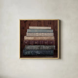 Quiet Study IV by Laura Marshall. Shown in a natural wood glass frame for a timeless modern aesthetic. Available as an archival giclee rolled canvas, fine art paper, or poster print. SKU 99041a.