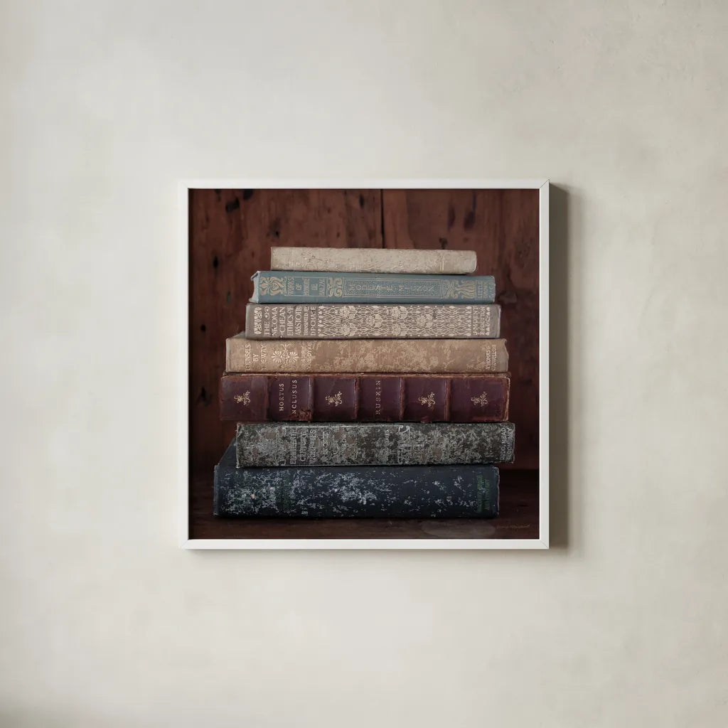 Quiet Study IV by Laura Marshall. Shown in a crisp white glass frame for a clean and minimalist style. Available as an archival giclee rolled canvas, fine art paper, or poster print. SKU 99041a.