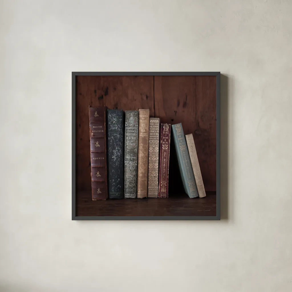 Quiet Study V by Laura Marshall. Shown in a sleek black glass frame for a contemporary gallery look. Available as an archival giclee rolled canvas, fine art paper, or poster print. SKU 99042a.