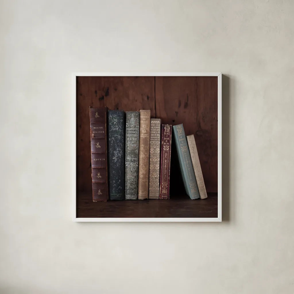 Quiet Study V by Laura Marshall. Shown in a crisp white glass frame for a clean and minimalist style. Available as an archival giclee rolled canvas, fine art paper, or poster print. SKU 99042a.