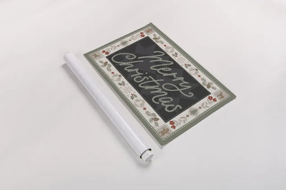 Quilted Christmas I by Laura Marshall. shown as a rolled paper print. Available as archival giclee rolled canvas, fine art paper, or poster print. SKU 94798i.