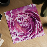 Ranunculus Abstract IV Color by Laura Marshall. Shown as a detailed flat fine art print, highlighting archival giclee quality. Available as an archival giclee rolled canvas, fine art paper, or poster print. SKU 25281a.