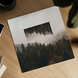 Reflected Landscape I by Laura Marshall. Shown as a detailed flat fine art print, highlighting archival giclee quality. Available as an archival giclee rolled canvas, fine art paper, or poster print. SKU 25130a.
