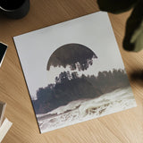 Reflected Landscape III by Laura Marshall. Shown as a detailed flat fine art print, highlighting archival giclee quality. Available as an archival giclee rolled canvas, fine art paper, or poster print. SKU 25132a.