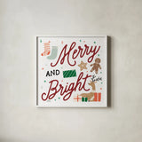 Reindeer Holiday VI RG by Laura Marshall. Shown in a crisp white glass frame for a clean and minimalist style. Available as an archival giclee rolled canvas, fine art paper, or poster print. SKU 75792a.