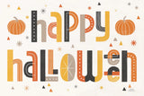 Retro Halloween I by Laura Marshall. SKU 59591i. Archival Giclee Fine art print for wall decor.