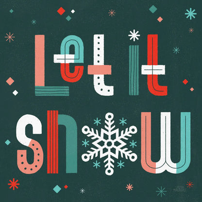 Retro Holiday VI by Laura Marshall. SKU 60431a. Archival Giclee Fine art print for wall decor.