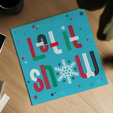 Retro Holiday VI Bright by Laura Marshall. Shown as a detailed flat fine art print, highlighting archival giclee quality. Available as an archival giclee rolled canvas, fine art paper, or poster print. SKU 67515a.