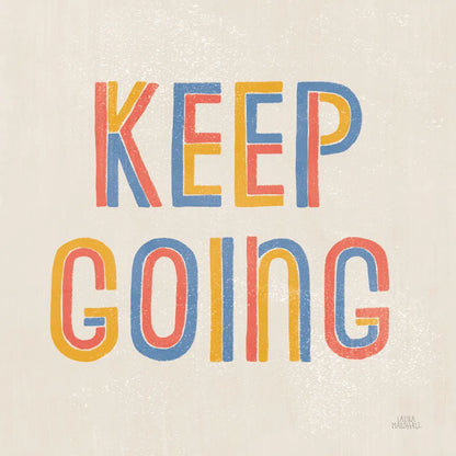 Retro Words II Hippiecurian by Laura Marshall. SKU 70951a. Archival Giclee Fine art print for wall decor.