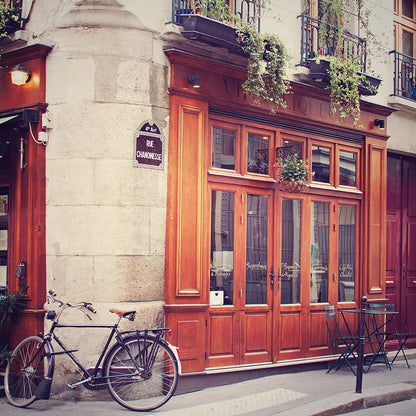 Rue Chanoinesse by Laura Marshall. SKU 21920a. Archival Giclee Fine art print for wall decor.