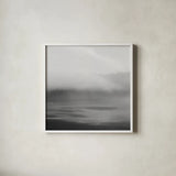Salt Creek I by Laura Marshall. Shown in a crisp white glass frame for a clean and minimalist style. Available as an archival giclee rolled canvas, fine art paper, or poster print. SKU 64402a.