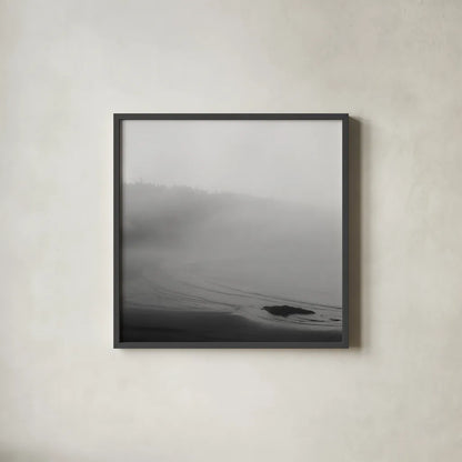 Salt Creek II by Laura Marshall. Shown in a sleek black glass frame for a contemporary gallery look. Available as an archival giclee rolled canvas, fine art paper, or poster print. SKU 64403a.
