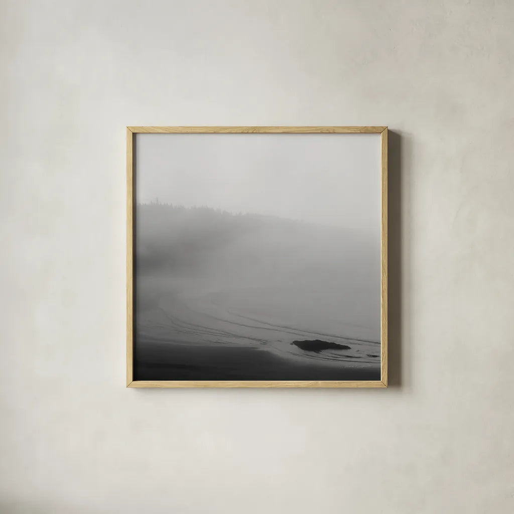 Salt Creek II by Laura Marshall. Shown in a natural wood glass frame for a timeless modern aesthetic. Available as an archival giclee rolled canvas, fine art paper, or poster print. SKU 64403a.