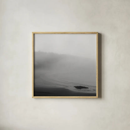 Salt Creek II by Laura Marshall. Shown in a natural wood glass frame for a timeless modern aesthetic. Available as an archival giclee rolled canvas, fine art paper, or poster print. SKU 64403a.