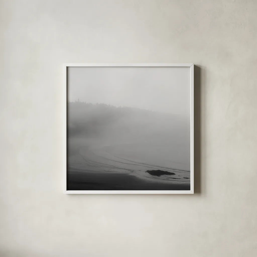 Salt Creek II by Laura Marshall. Shown in a crisp white glass frame for a clean and minimalist style. Available as an archival giclee rolled canvas, fine art paper, or poster print. SKU 64403a.