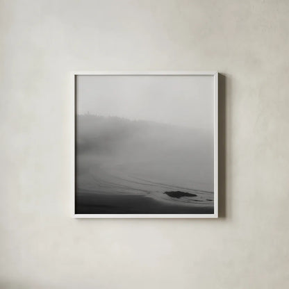 Salt Creek II by Laura Marshall. Shown in a crisp white glass frame for a clean and minimalist style. Available as an archival giclee rolled canvas, fine art paper, or poster print. SKU 64403a.