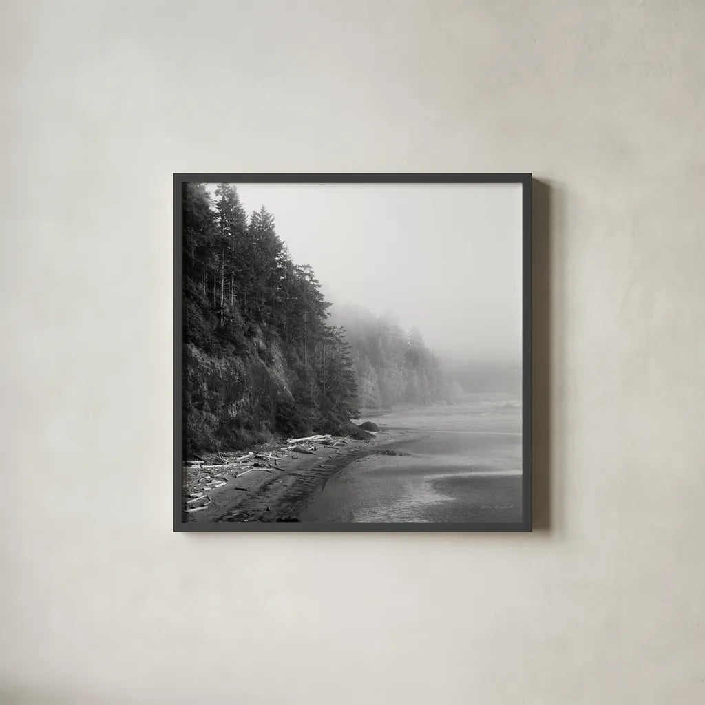 Salt Creek III by Laura Marshall. Shown in a sleek black glass frame for a contemporary gallery look. Available as an archival giclee rolled canvas, fine art paper, or poster print. SKU 64404a.