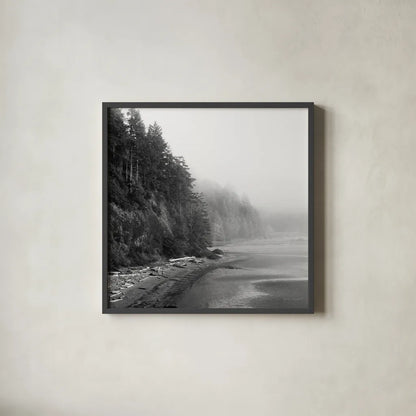 Salt Creek III by Laura Marshall. Shown in a sleek black glass frame for a contemporary gallery look. Available as an archival giclee rolled canvas, fine art paper, or poster print. SKU 64404a.