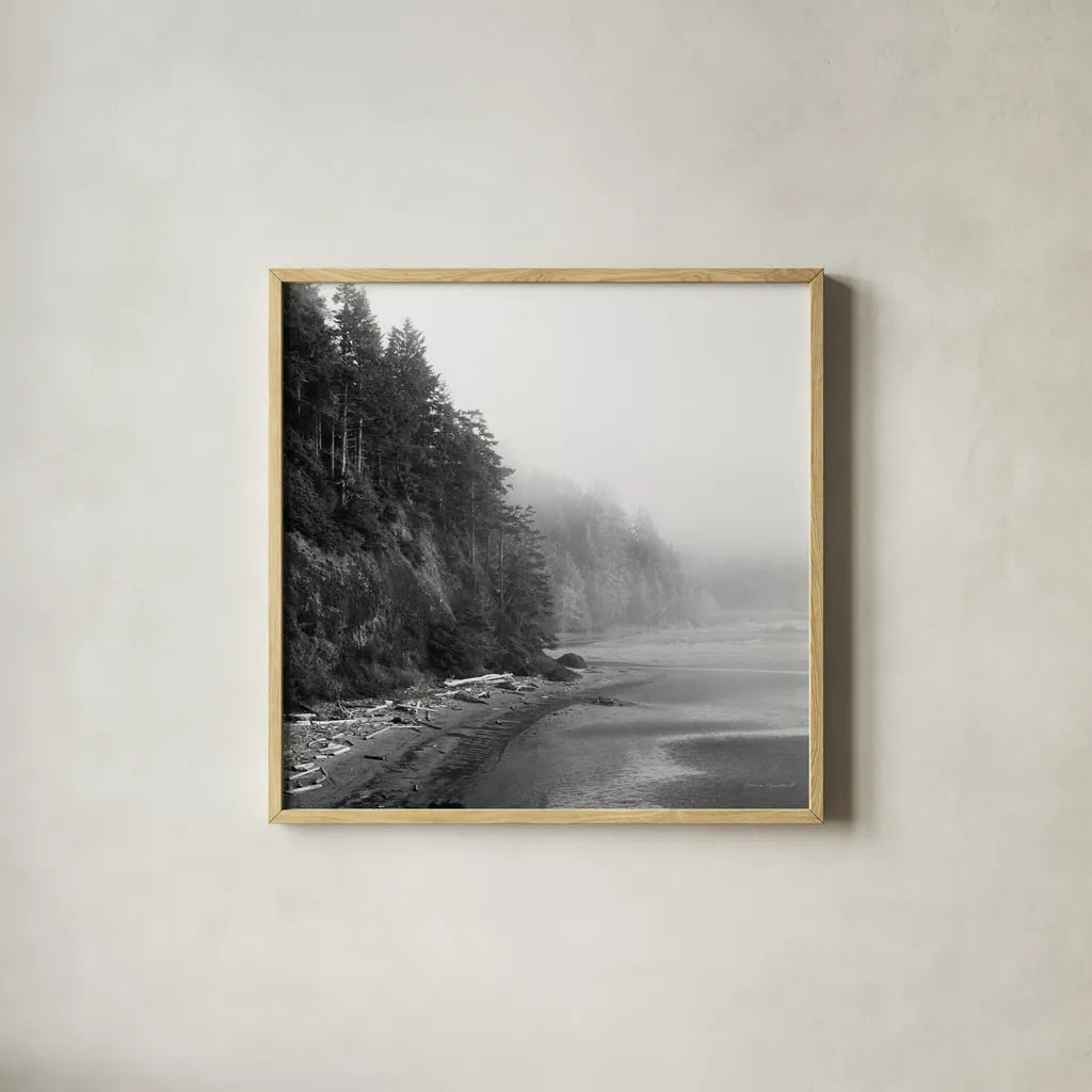 Salt Creek III by Laura Marshall. Shown in a natural wood glass frame for a timeless modern aesthetic. Available as an archival giclee rolled canvas, fine art paper, or poster print. SKU 64404a.