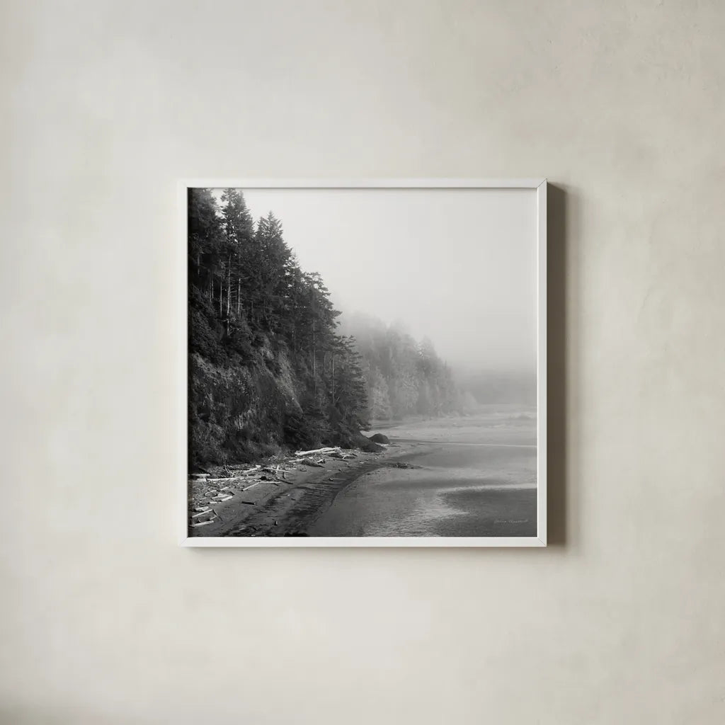 Salt Creek III by Laura Marshall. Shown in a crisp white glass frame for a clean and minimalist style. Available as an archival giclee rolled canvas, fine art paper, or poster print. SKU 64404a.
