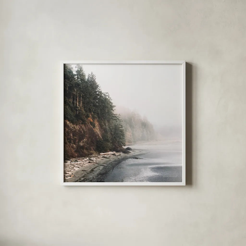 Salt Creek III Color by Laura Marshall. Shown in a crisp white glass frame for a clean and minimalist style. Available as an archival giclee rolled canvas, fine art paper, or poster print. SKU 78127a.