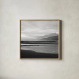 Salt Creek IV by Laura Marshall. Shown in a natural wood glass frame for a timeless modern aesthetic. Available as an archival giclee rolled canvas, fine art paper, or poster print. SKU 64405a.