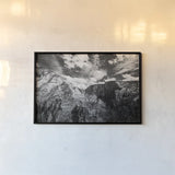 Scouts Landing I by Laura Marshall. shown as a paper print in a black flame. Available as a archival giclee rolled canvas, fine art paper, or poster print. SKU 64414i.
