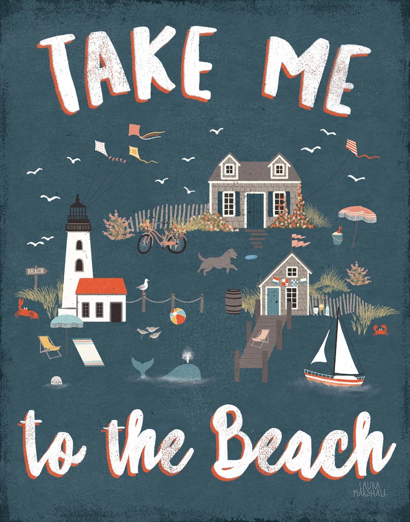 Seaside Village VI by Laura Marshall