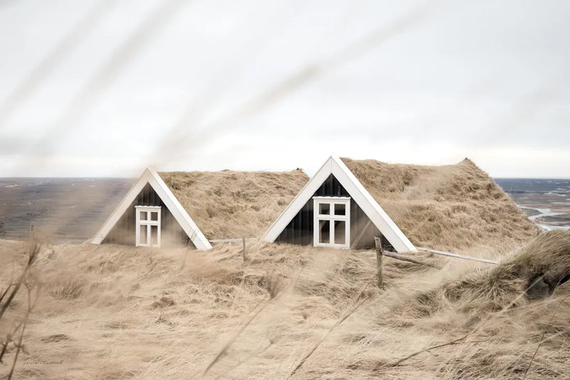 Selid Turf Houses by Laura Marshall. SKU 69906i. Archival Giclee Fine art print for wall decor.