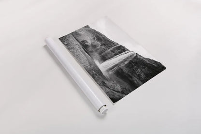 Seljalandsfoss by Laura Marshall. shown as a rolled paper print. Available as archival giclee rolled canvas, fine art paper, or poster print. SKU 64395i.