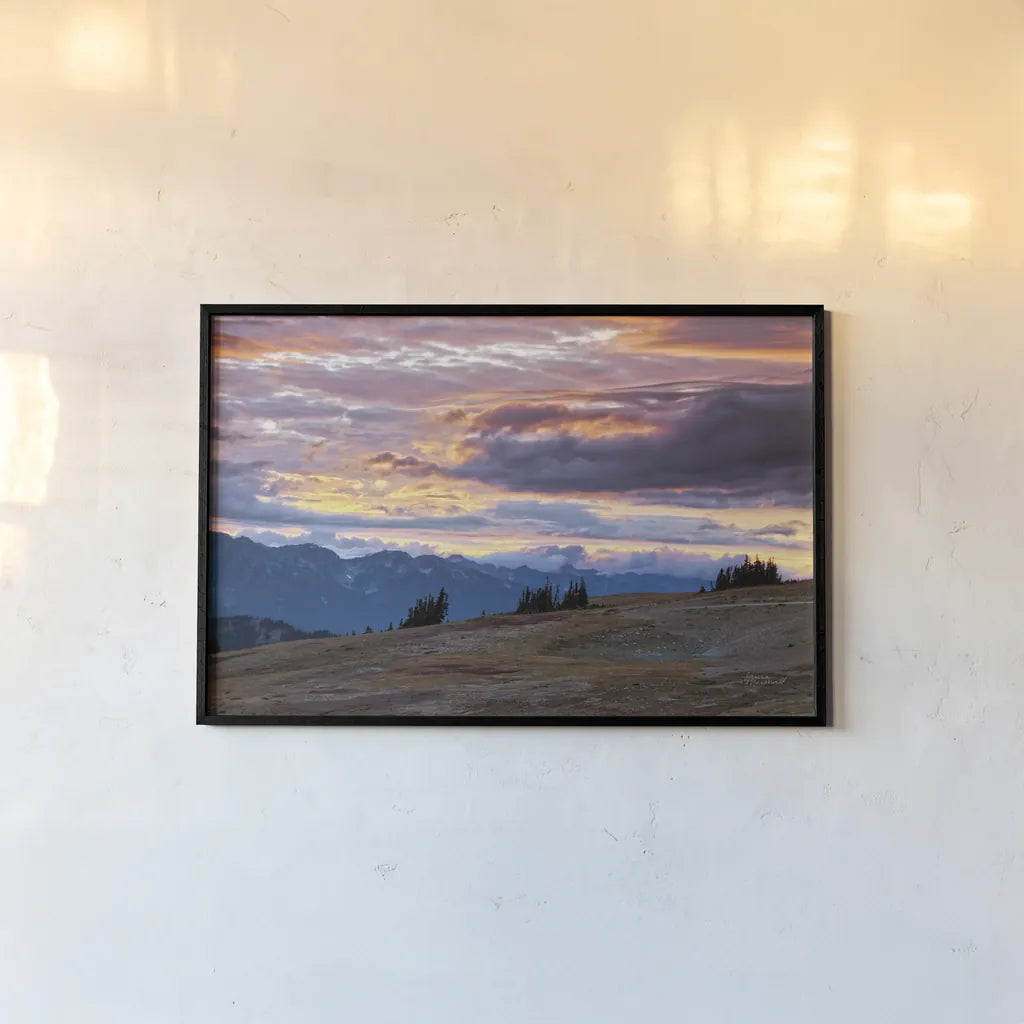 September Skies I by Laura Marshall. shown as a paper print in a black flame. Available as a archival giclee rolled canvas, fine art paper, or poster print. SKU 42979i.